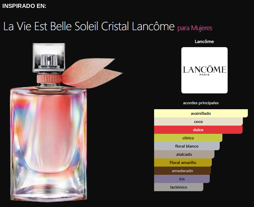 París Cristal Eau de Parfum — imagen 2